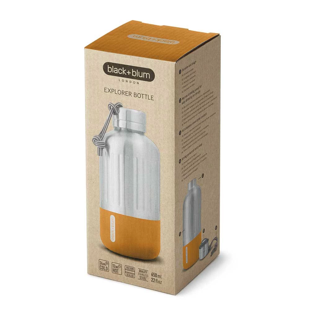 Black+Blum Explorer 650ml Stainless Steel Bottle - Image 3