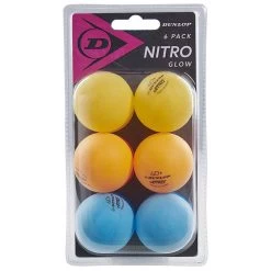 Dunlop Nitro Glow 40+ Mm Table Tennis Balls