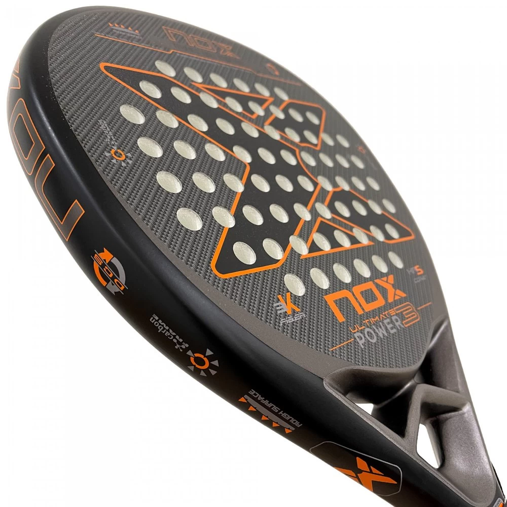 NOX Ultimate Power 3 Orange Ltd Paddle Racket - Image 5