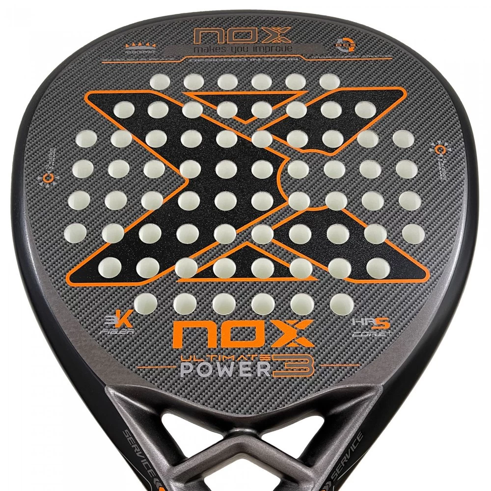 NOX Ultimate Power 3 Orange Ltd Paddle Racket - Image 6