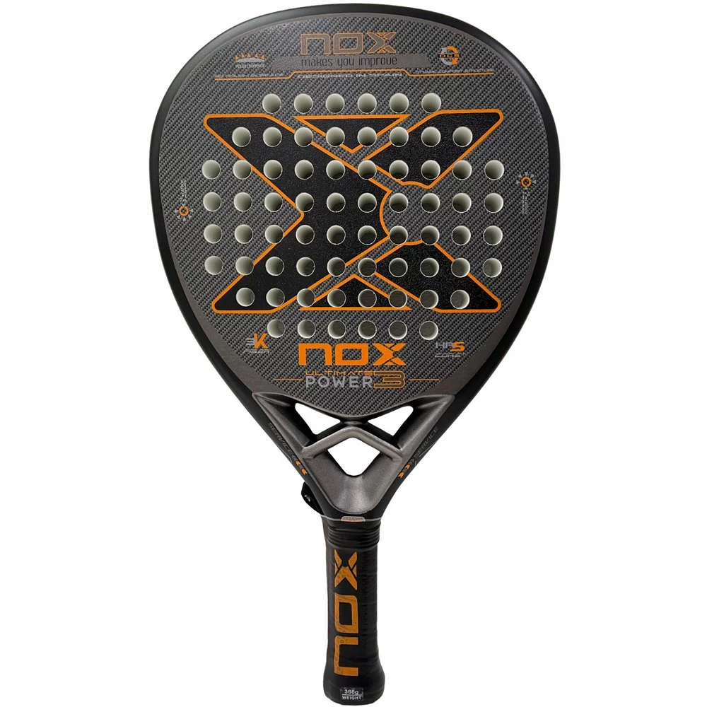 NOX Ultimate Power 3 Orange Ltd Paddle Racket