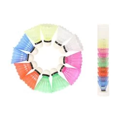 SOFTEE Plastic Feather Badminton Shuttlecocks