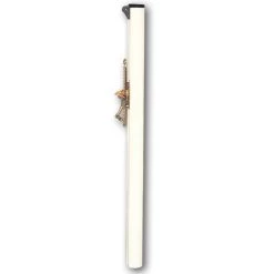 Pair Of Round Aluminium Tennis Posts Without Sleeve